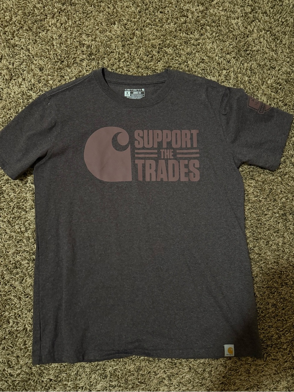 Carhartt Short Sleeve in Brown Graphic